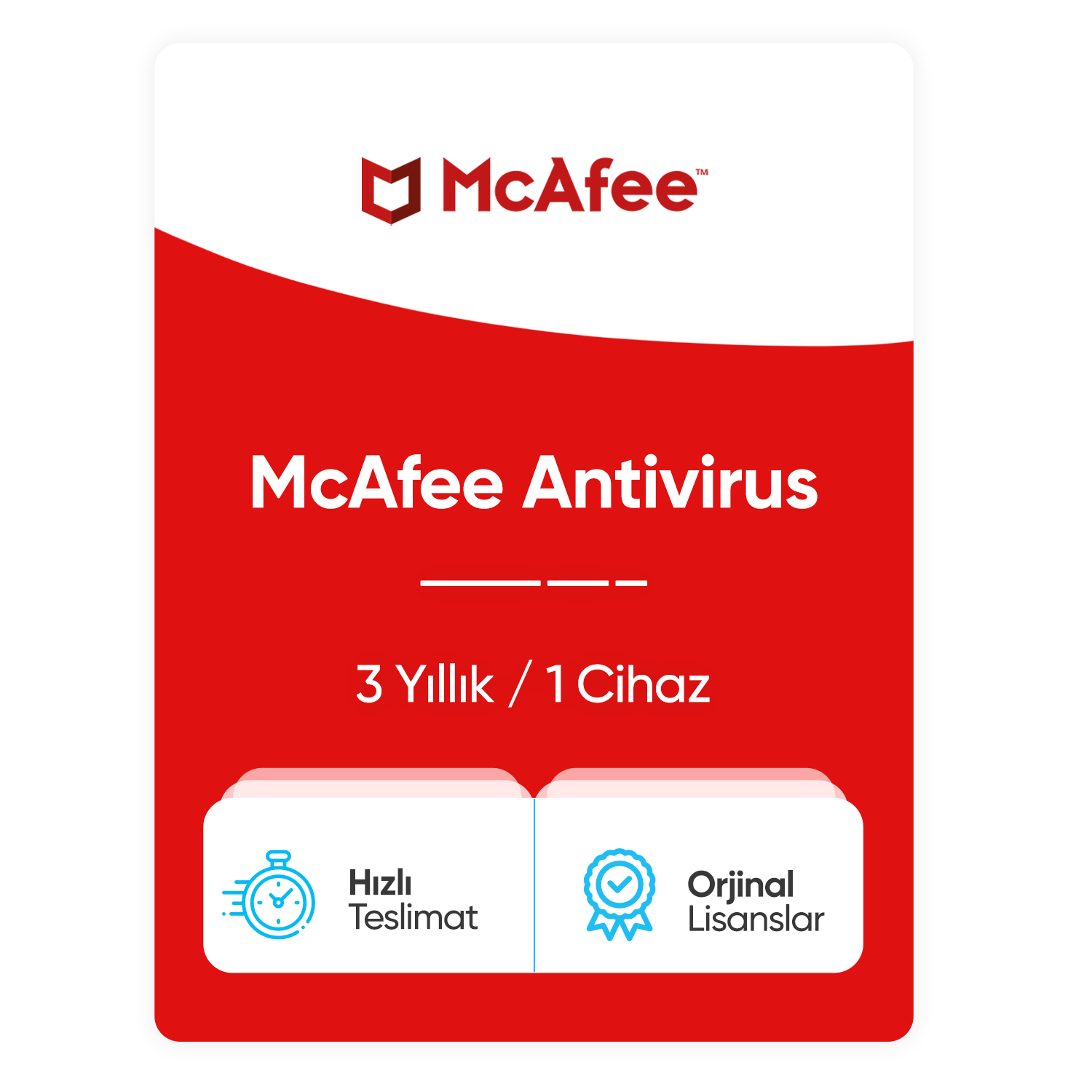 McAfee LiveSafe Antivirüs – 2 Yıllık